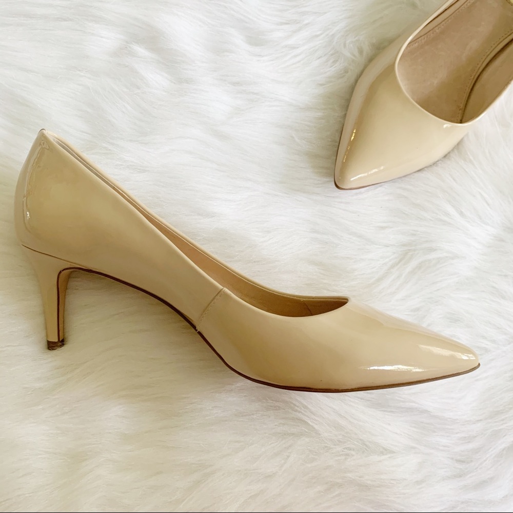 Louise Et Cie Jordyna Nude Pump Kitten Heel 9.5
